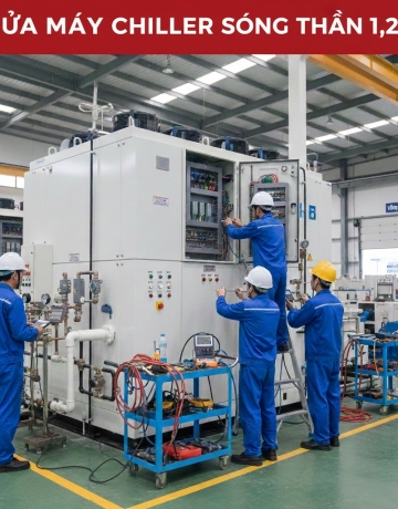 Sửa Máy Chiller Sóng Thần 1,2,3